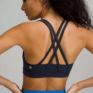 Lululemon Energy Sports Bra in Black Size 6, Medium Support!